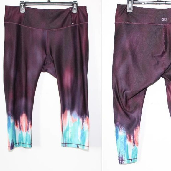 CALIA by Carrie Underwood Essential Printed Capri Legging Women's Size XL H13953 - Picture 9 of 9